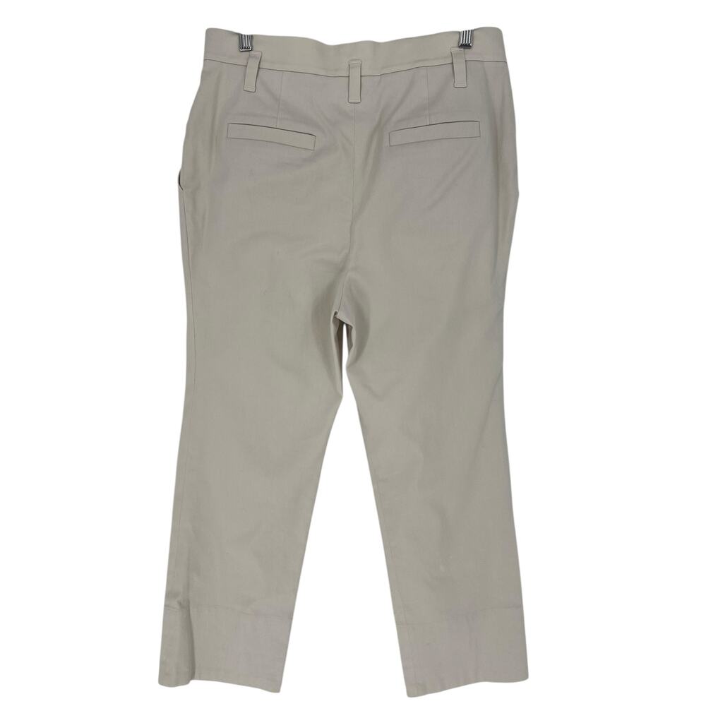Brunello Cucinelli Pleated Cotton‎ Blend Ruffle Waistband Pants - Picture 10 of 13
